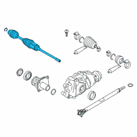 OEM BMW M550i xDrive Front Right Cv Axle Assembly Diagram - 31-60-8-694-342