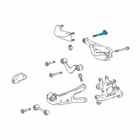 OEM 2010 Lexus RX450h Cam Sub-Assy, Rear Suspension Toe Adjust Diagram - 48409-0E020