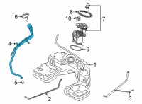 OEM 2021 BMW X6 PLASTIC FILLER PIPE Diagram - 16-11-5-A34-399