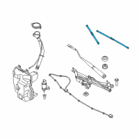 OEM 2018 BMW X1 SET OF WIPER BLADES Diagram - 61-61-5-A27-D68