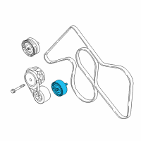 OEM 2019 Nissan Titan XD PULLEY - IDLER Diagram - 11927-EZ40B