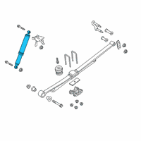 OEM 2021 Ford Ranger Shock Diagram - KB3Z-18125-D