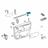 OEM 2022 Lexus RX450h PANEL SUB-ASSY, FR D Diagram - 67605-0E022-C0