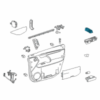 OEM Lexus Master Switch Assembly Diagram - 84040-0E090