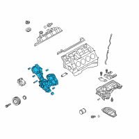 OEM 2015 Infiniti Q70 COVER ASSY-FRONT Diagram - 13500-1MC1A