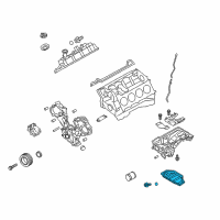 OEM 2019 Infiniti Q70L Engine Oil Pan Diagram - 11110-1MC2B