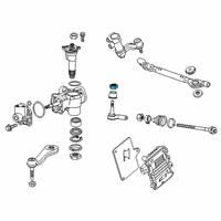 OEM 2016 Chevrolet Silverado 3500 HD Bushing Nut Lock Diagram - 11516074