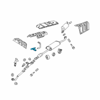 OEM Toyota Bracket Diagram - 17572-31120