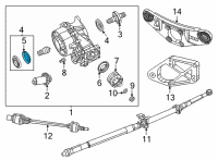 OEM 2021 Chrysler Pacifica Seal-Output Diagram - 68227807AB