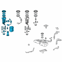 OEM 2016 Acura RLX Module Set, Fuel Pump Diagram - 17045-TY2-A01
