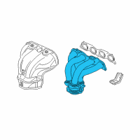 OEM 2006 Acura TSX Manifold, Exhaust Diagram - 18100-RBB-010