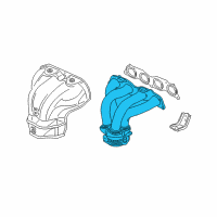 OEM 2005 Acura TSX Manifold, Exhaust Diagram - 18100-RBB-010