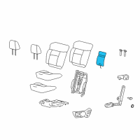 OEM 2008 Ford F-150 Seat Heater Pad Diagram - 7L3Z14D696AA