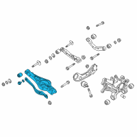 OEM 2018 Kia Cadenza Arm Complete-Rear Lower Diagram - 55220F6300