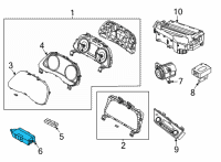 OEM Hyundai Sonata Switch Assembly-Side C/PAD Low Diagram - 93750-L1100-YTH