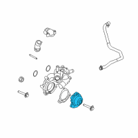 OEM 2011 Mercury Milan Water Pump Diagram - 9L8Z-8501-A