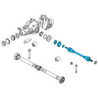 OEM 2014 BMW 550i GT Right Cv Axle Assembly Diagram - 33-20-7-647-026