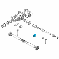 OEM 2014 BMW 535d Rubber Mounting Rear Diagram - 33-31-6-792-872
