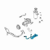 OEM 2013 BMW X5 Active Steering Return Pipe Diagram - 32-41-6-785-276