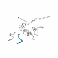 OEM 2003 Toyota Celica Oxygen Sensor Diagram - 89465-20710