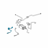 OEM 2001 Toyota Celica Oxygen Sensor Diagram - 89465-20670