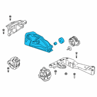 OEM 2020 BMW 330i Engine Mount Left Diagram - 22-11-6-864-595