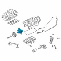 OEM 2015 Ford F-150 Oil Pump Diagram - BR3Z-6600-A