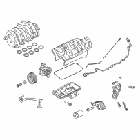 OEM Ford Dipstick Diagram - FL3Z-6750-D