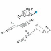 OEM 2018 BMW 540i Flat Gasket Diagram - 18-30-8-584-100