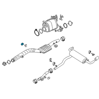 OEM BMW Rubber Mounting Diagram - 18-20-8-599-519