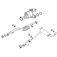 OEM BMW 540d xDrive Transmission Bracket Diagram - 18-20-8-582-034