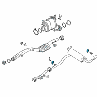 OEM 2018 BMW 540d xDrive Rubber Mounting Diagram - 18-20-7-798-560