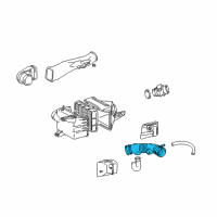 OEM Toyota 4Runner Air Hose Diagram - 17881-62091