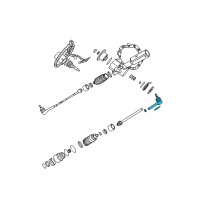OEM 2004 Cadillac Escalade EXT Rod Kit, Rear Wheel Steering Linkage Outer Tie Diagram - 26091587