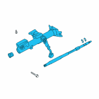 OEM Toyota Echo Tube Assembly Diagram - 45250-52010