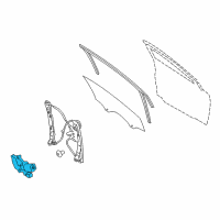 OEM 2015 Ford Focus Window Motor Diagram - 6CPZ-9923394-E