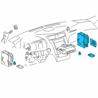 OEM Lexus Block, Cowl Side Junction, RH Diagram - 82730-30C32