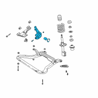 OEM Saturn LS Knuckle Diagram - 21018785