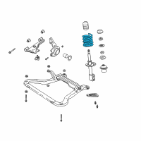 OEM Saturn Coil Spring Diagram - 22698015