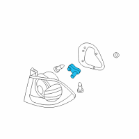 OEM 2008 Kia Optima Bulb Holder & Wiring Assembly Diagram - 924512G030