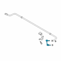 OEM 2020 Ford Police Responder Hybrid Stabilizer Link Diagram - DG9Z-5C486-A