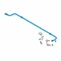 OEM 2015 Ford Fusion Stabilizer Bar Diagram - DP5Z-5A772-B