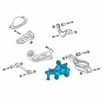 OEM 2022 Lexus UX250h Carrier Sub-Assembly, RR Diagram - 42304-76040