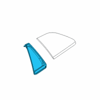 OEM 2008 Lincoln MKX Weatherstrip Diagram - DT4Z-7829904-A