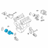 OEM 2004 Kia Sedona Engine Mounting Bracket Assembly Diagram - 0K52Y39060