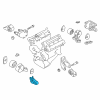 OEM 2002 Kia Sedona Engine Support Bracket Assembly Diagram - 2161039604