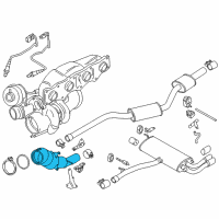 OEM 2014 BMW X3 Catalytic Converter Diagram - 18-32-7-646-432