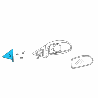 OEM Hyundai Elantra Cover Assembly-Front Door Quadrant Inner Diagram - 87650-2D000