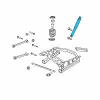 OEM 2010 Jeep Commander *ABSORBER-Suspension Diagram - 52090247AJ