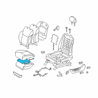 OEM 2008 Lexus LX570 Heater Assembly, Seat Diagram - 87510-60420